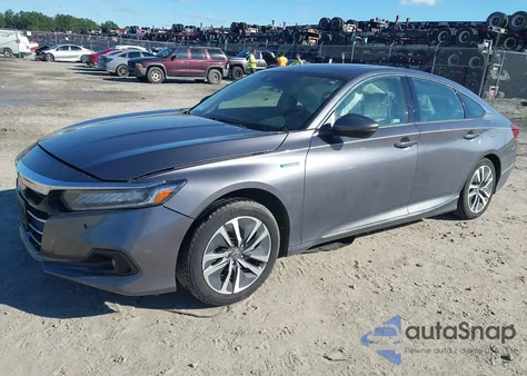 2021 Honda Accord Hybrid Ex-L from USA, damaged, VIN 1HGCV3F57MA013851